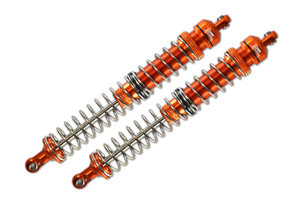 Axial 1/10 RBX10 Ryft 4WD Rock Bouncer AXI03005 Aluminum Rear Spring Dampers (145mm) - 2Pc Set Orange