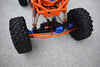 Axial 1/10 RBX10 Ryft 4WD Rock Bouncer AXI03005 Upgrade Parts Aluminum Front Steering Tie Rods - 2Pc Set Orange
