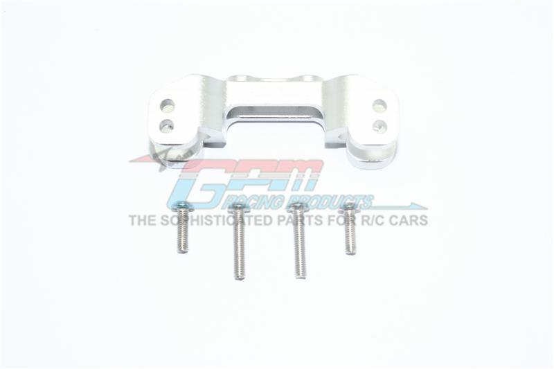 Losi 1/10 Rock Rey 4WD Rock Racer (LOS03009) Aluminum Front Upper Mount For Upper Arm Links - 1Pc Set Silver