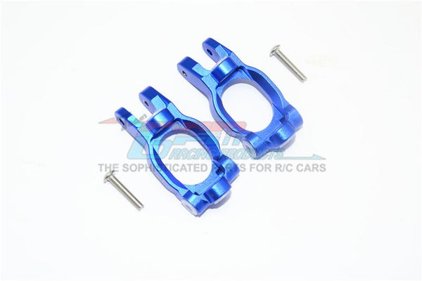 Losi 1/10 Rock Rey 4WD Rock Racer (LOS03009) Aluminum Front C Hubs - 1Pr Set Blue