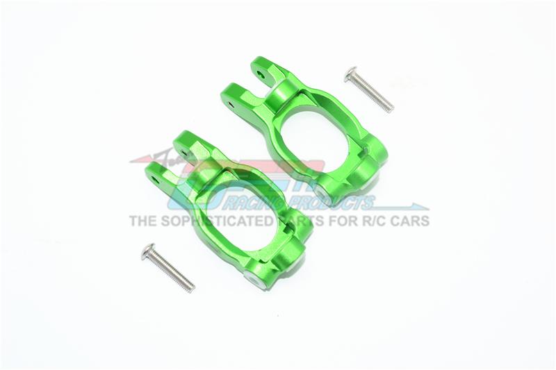 Losi 1/10 Rock Rey 4WD Rock Racer (LOS03009) Aluminum Front C Hubs - 1Pr Set Green