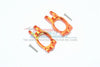 Losi 1/10 Rock Rey 4WD Rock Racer (LOS03009) Aluminum Front C Hubs - 1Pr Set Orange