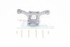 Losi 1/10 Rock Rey 4WD Rock Racer (LOS03009) Aluminum Front Shock Tower - 1Pc Set Gray Silver