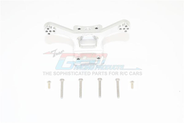 Losi 1/10 Rock Rey 4WD Rock Racer (LOS03009) Aluminum Front Shock Tower - 1Pc Set Silver