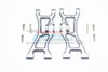 Losi 1/10 Rock Rey 4WD Rock Racer (LOS03009) Aluminum Front Lower Suspension Arm - 1Pr Set Gray Silver
