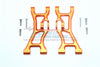 Losi 1/10 Rock Rey 4WD Rock Racer (LOS03009) Aluminum Front Lower Suspension Arm - 1Pr Set Orange