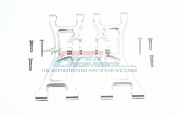 Losi 1/10 Rock Rey 4WD Rock Racer (LOS03009) Aluminum Front Lower Suspension Arm - 1Pr Set Silver