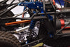 Aluminum 6061-T6 Rear Adjustable Spring Dampers (122mm) For Losi 1/10 Rock Rey 4WD Rock Racer LOS03009 Upgrades - Orange