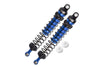 Aluminum 6061-T6 Rear Adjustable Spring Dampers (122mm) For Losi 1/10 Rock Rey 4WD Rock Racer LOS03009 Upgrades - Blue