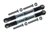 Losi 1:10 Rock Rey LOS03009 / Hammer Rey U4 LOS03030 Aluminum Front Turnbuckle For Steering - 1Pr Set Gray Silver