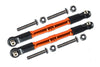 Losi 1:10 Rock Rey LOS03009 / Hammer Rey U4 LOS03030 Aluminum Front Turnbuckle For Steering - 1Pr Set Orange