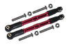 Losi 1:10 Rock Rey LOS03009 / Hammer Rey U4 LOS03030 Aluminum Front Turnbuckle For Steering - 1Pr Set Red