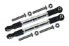 Losi 1:10 Rock Rey LOS03009 / Hammer Rey U4 LOS03030 Aluminum Front Turnbuckle For Steering - 1Pr Set Silver