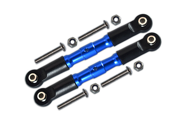 Losi 1:10 Rock Rey LOS03009 / Hammer Rey U4 LOS03030 Aluminium Adjustable Front Upper Arm With Tie Rod Design - 1Pr Set Blue