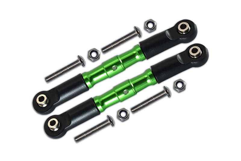 Losi 1:10 Rock Rey LOS03009 / Hammer Rey U4 LOS03030 Aluminium Adjustable Front Upper Arm With Tie Rod Design - 1Pr Set Green