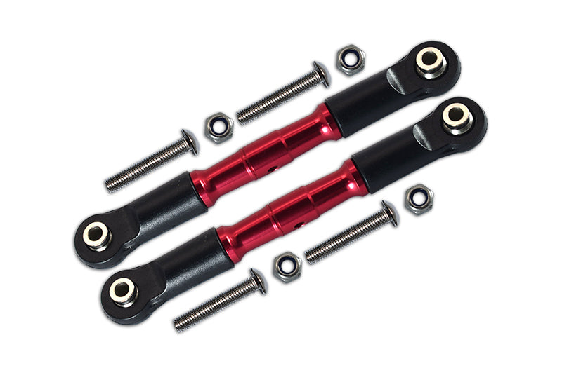 Losi 1:10 Rock Rey LOS03009 / Hammer Rey U4 LOS03030 Aluminium Adjustable Front Upper Arm With Tie Rod Design - 1Pr Set Red