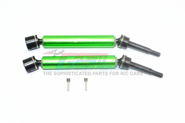 Losi 1/10 Rock Rey 4WD Rock Racer (LOS03009) Harden Steel #45 Front Axle With Alloy Body - 1Pr Set Green