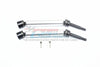Losi 1/10 Rock Rey 4WD Rock Racer (LOS03009) Harden Steel #45 Front Axle With Alloy Body - 1Pr Set Silver