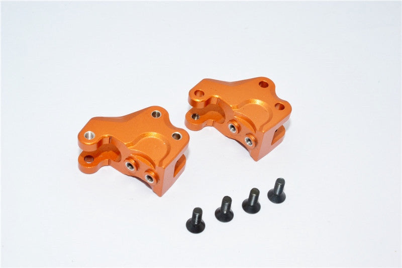 Axial RR10 Bomber & Wraith Aluminum Front/Rear Gear Box Components - 1Pr Set Orange