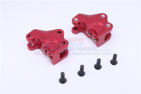 Axial RR10 Bomber & Wraith Aluminum Front/Rear Gear Box Components - 1Pr Set Red