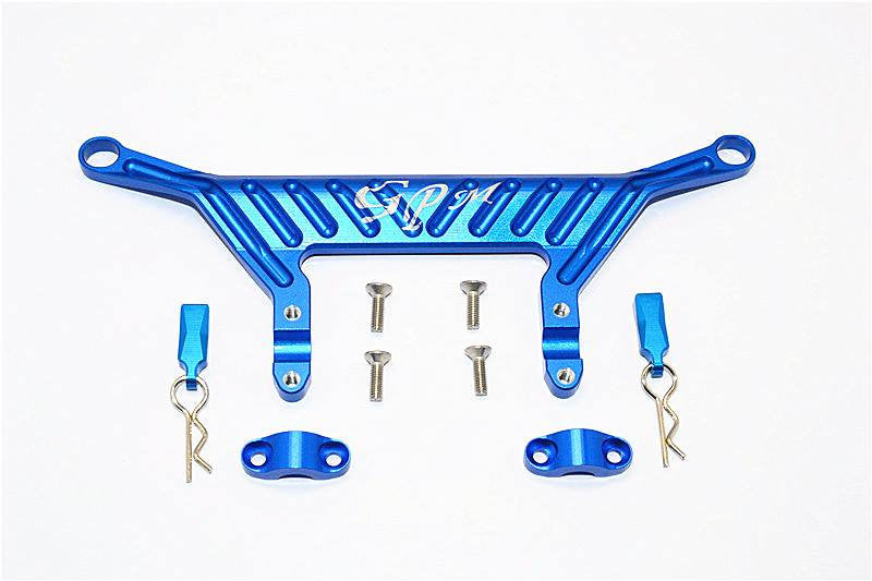 Axial RR10 Bomber Aluminum Battery Holder - 1Pc Set Blue