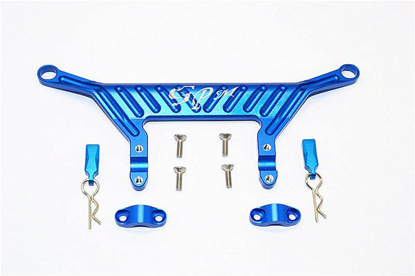 Axial RR10 Bomber Aluminum Battery Holder - 1Pc Set Blue