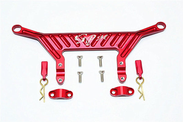 Axial RR10 Bomber Aluminum Battery Holder - 1Pc Set Red