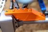 Axial RR10 Bomber Aluminum Front Gear Box Mount - 2Pcs Set Orange