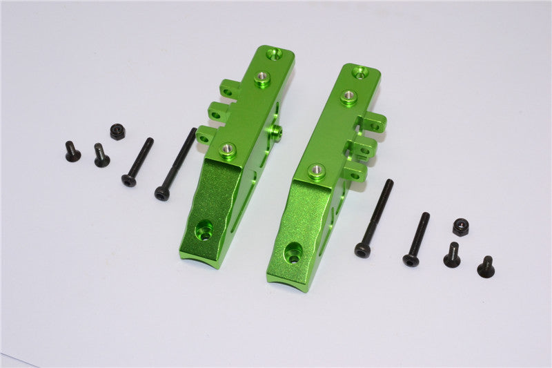 Axial RR10 Bomber Aluminum Front Gear Box Mount - 2Pcs Set Green