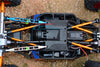 Axial RR10 Bomber Aluminum Front & Rear Link Parts - 6Pcs Set Orange
