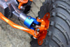 Axial RR10 Bomber & Wraith Aluminum Front C-Hub & Knuckle Arm (5 Degree Caster) - 4Pcs Set Orange