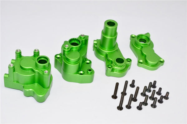Axial RR10 Bomber Aluminum Transmission Case - 1 Set Green