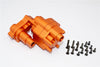 Axial RR10 Bomber Aluminum Transmission Case - 1 Set Orange