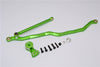Axial RR10 Bomber Aluminum Steering Link & Hi-Torque Servo Saver - 1 Set Green