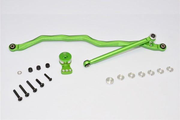 Axial RR10 Bomber Axial RR10 Bomber Aluminum Steering Link & Hi-Torque Servo Saver - 1 Set Green