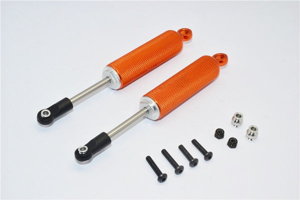 Axial RR10 Bomber Aluminum Front/Rear Internal Shocks (105mm) - 1Pr Set Orange
