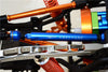 Axial RR10 Bomber Aluminum Front & Rear Main Drive Shaft With Steel Joint (S:122mm-130mm, L:147mm-157mm) - 2Pcs Set Orange