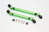 Axial RR10 Bomber Aluminum Front & Rear Main Drive Shaft With Steel Joint (S:122mm-130mm, L:147mm-157mm) - 2Pcs Set Green
