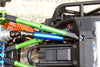 Axial RR10 Bomber Steel+Aluminum Front & Rear Main Drive Shaft (147mm-157mm, 122mm-130mm) - 2Pcs Set Orange