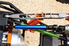 Axial RR10 Bomber Steel+Aluminum Front & Rear Main Drive Shaft (147mm-157mm, 122mm-130mm) - 2Pcs Set Green