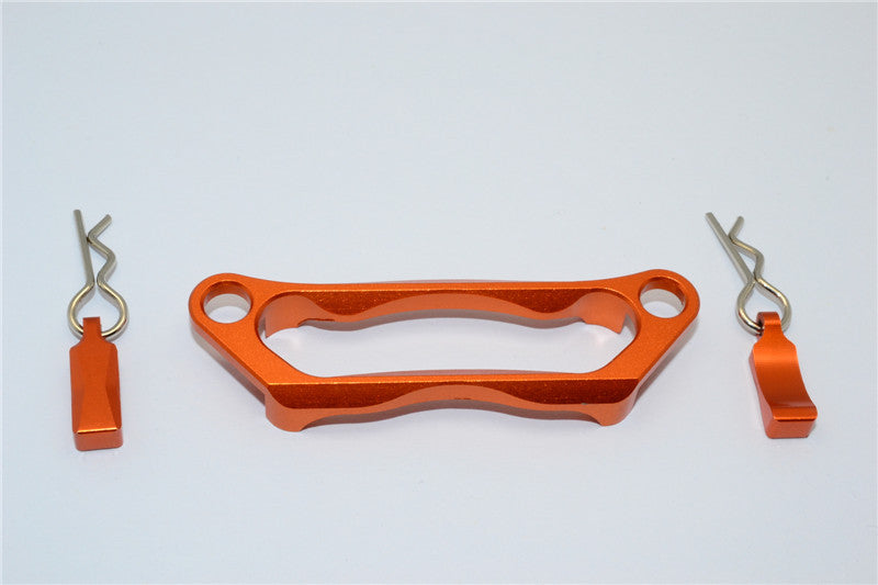 Traxxas Rustler VXL Aluminum Battery Holder - 1 Set Orange