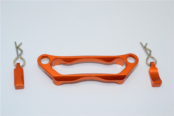 Traxxas Rustler VXL Aluminum Battery Holder - 1 Set Orange