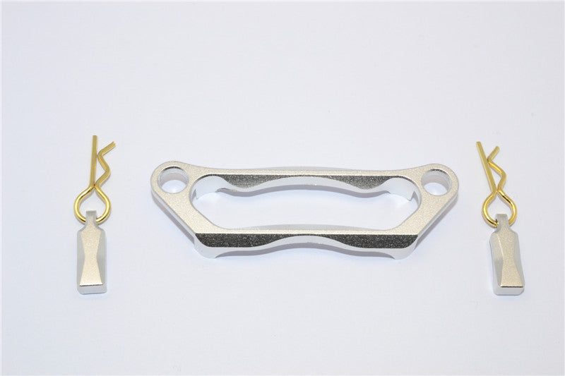 Traxxas Rustler VXL Aluminum Battery Holder - 1 Set Silver