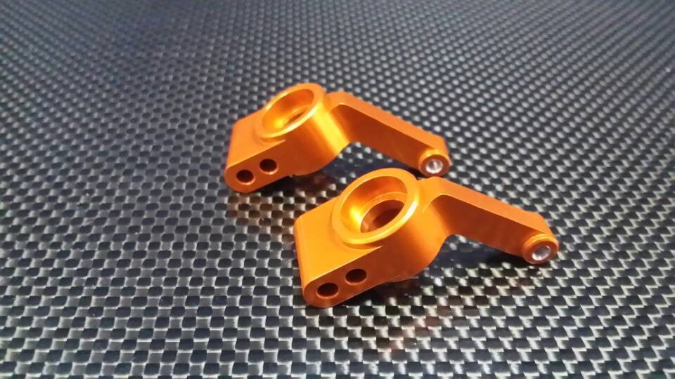 Traxxas Rustler VXL Aluminum Rear Knuckle - 1 Pr Orange