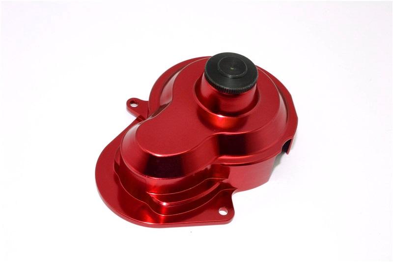 Traxxas Rustler VXL Aluminum Main Gear Cover - 1Pc Set Red