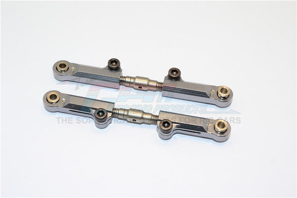 Traxxas Rustler VXL Aluminum Front Upper Arm - 1Pr Gray Silver