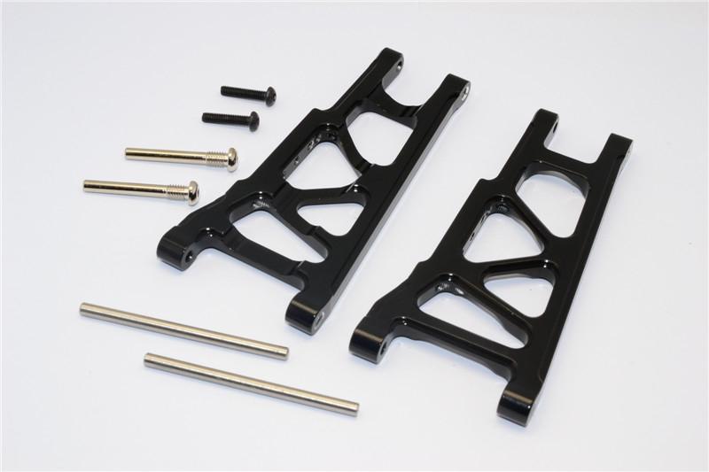 Traxxas Rustler VXL Aluminum Rear Lower Arm - 1Pr Set Black