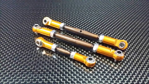 Traxxas Rustler VXL Spring Steel Turnbuckles With Aluminum Ball Ends - 3 Pcs Set Gold