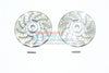 Traxxas Rustler 4X4 VXL (67076-4) Aluminum +2mm Hex With Brake Disk With Silver Lining - 1Pr Set Gray Silver