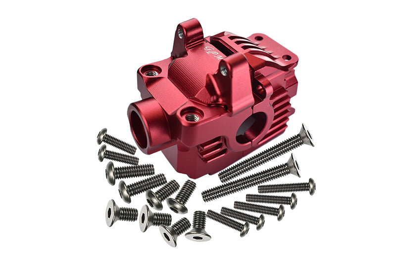 Traxxas Rustler 4X4 VXL (67076-4) Aluminum Front Gear Box -1 Set Red